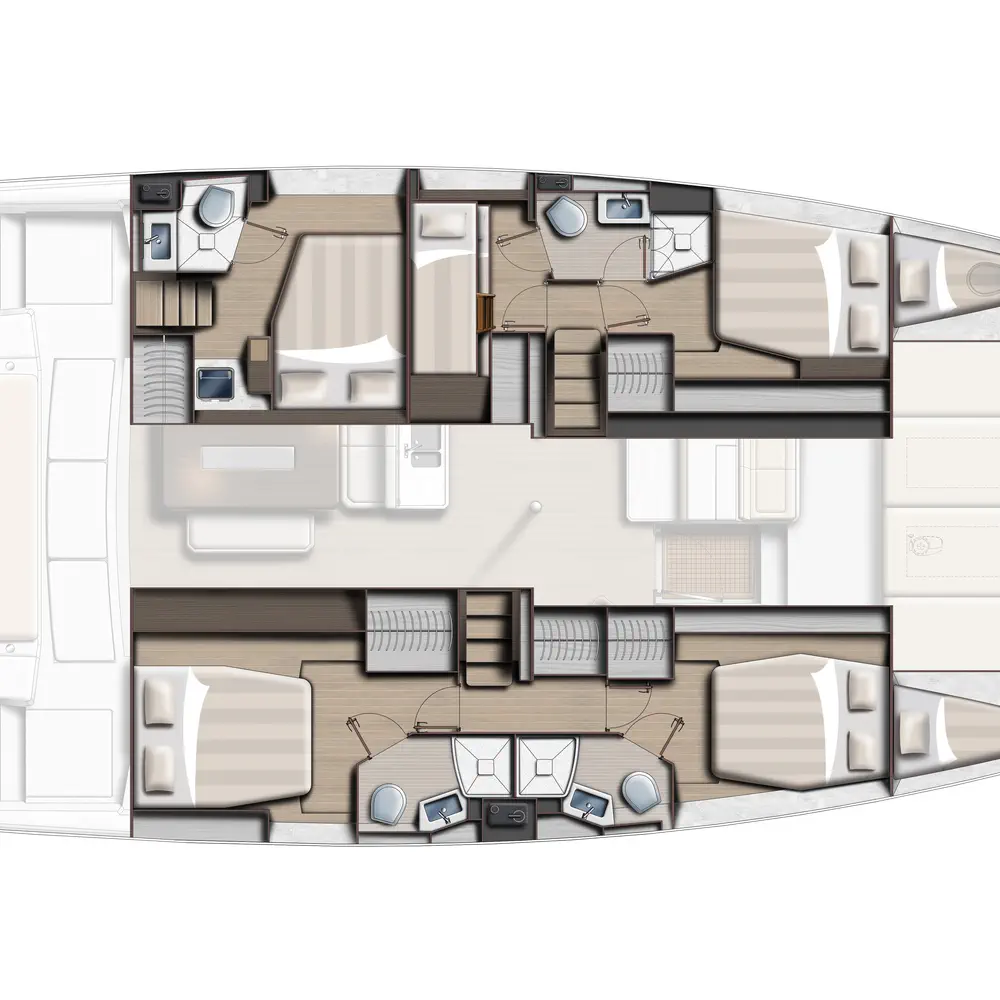 Margeo XVIII (A/C, Generator, Water Maker, dishwasher) 3