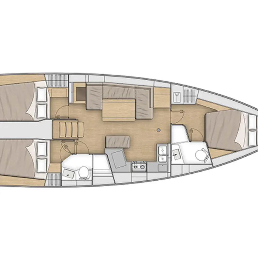 FERRARI (Premium Specs: air condition, pearl grey hull Electric WC, Inverter, Underwater lights) 12