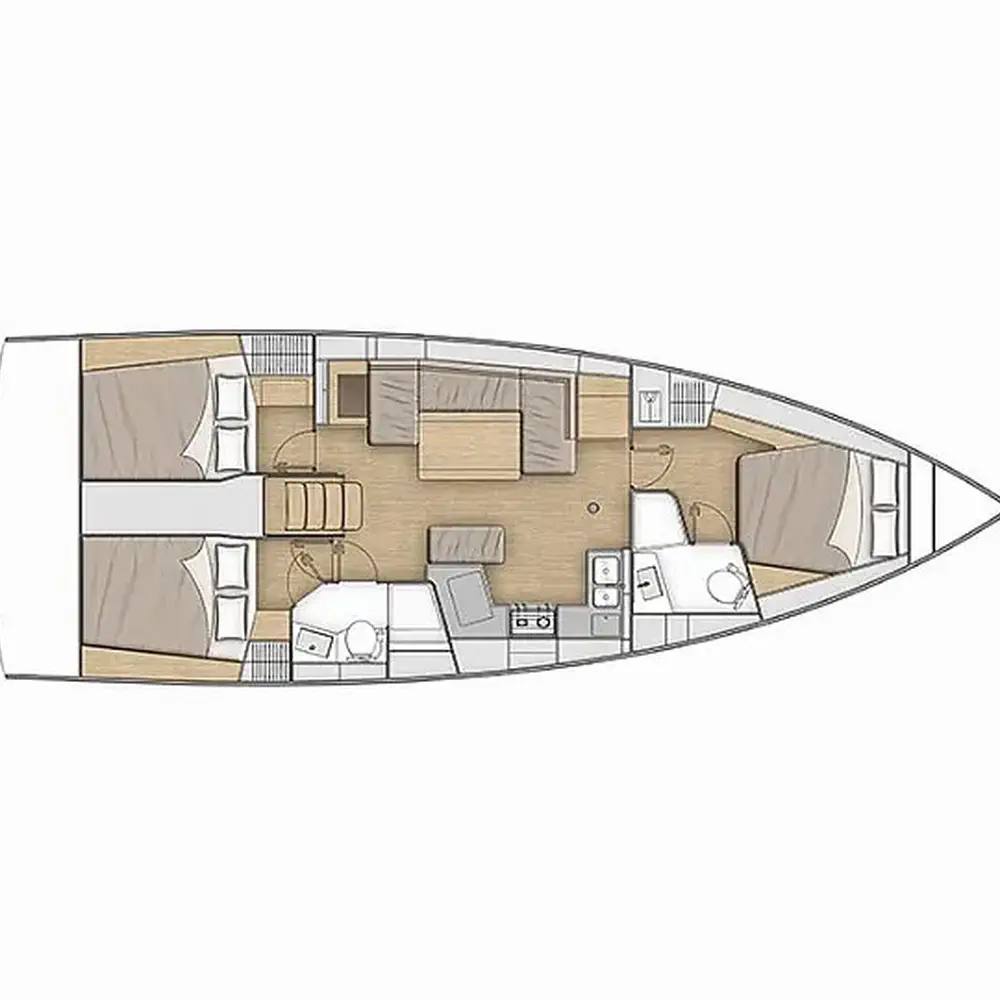 MONTEREY (bowthruster,inox gangway, solar panels, inverter, teak cockpit) 7