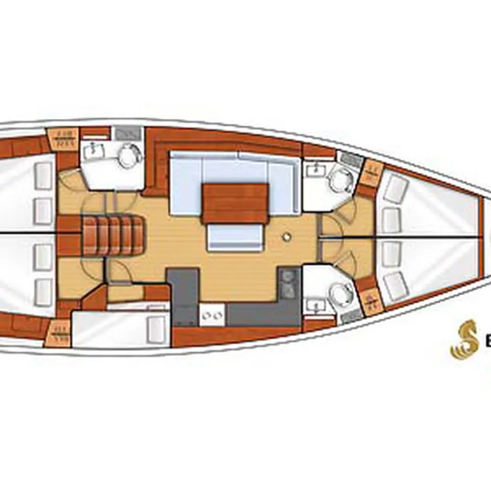 Nabucco: Forward Cabin #2 (Cabin Charter - 2 pax) Fully Crewed, ALL EXPENSES 5