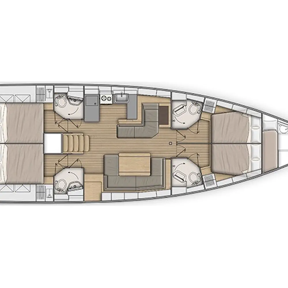 LIVING IN SEA (generator, air condition, teak cockpit, pearl grey hull, 1 SUP free of charge) 11
