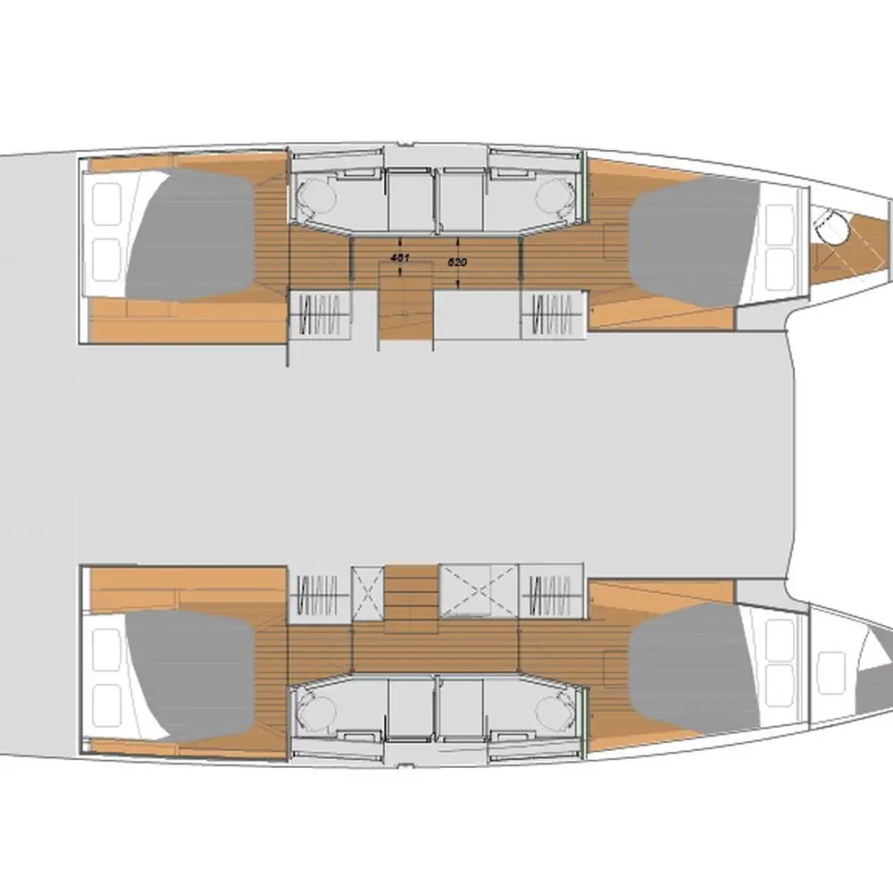 Vienna Pearl | A/C, Gen, Water-maker, 12 pax 13