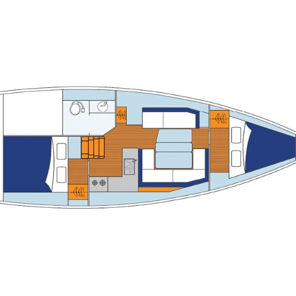 Sunsail 34- 2/1 Classic 6