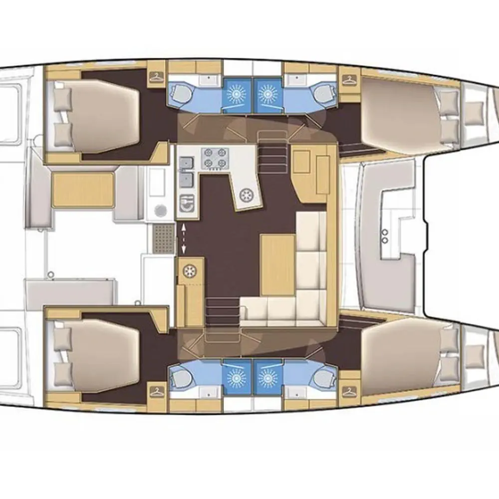 EVI (2 generators, air condition 71.000 BTU, water maker, 2 SUP free of charge) 4