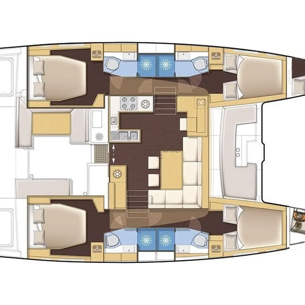 MADICON (generator, air-condition, watermaker, dishwasher, washing machine, 2 SUP free of charge) *Skippered only* 10