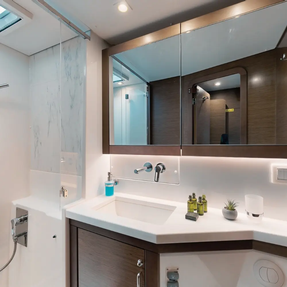 BUENA SUERTE (VIP EQUIPPED, Generator, Air-condition, Watermaker, Teak cockpit, Wine Cooler, Bowthruster, Full enclosure large bimini, electric oven, 4-heater gas stove, 2 SUP, Wifi) Refit 2024 *Skippered only* 6