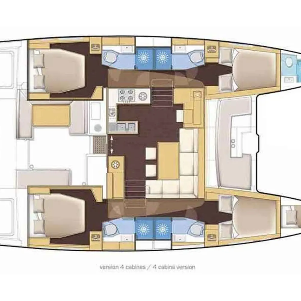 GALAXY (air condition, generator, water maker)    _Skippered Only_ 6
