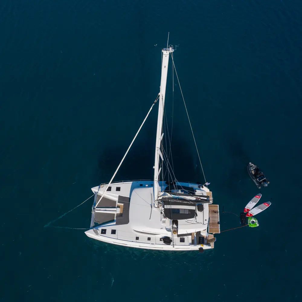 NOMAD II (VIP EQUIPPED, Generator, Air-condition, watermaker, Hydraulic swim platform, wine cooler, 2 SUP, 2 tubes, Waterski, fishing equipment, snorkeling equipment)  40