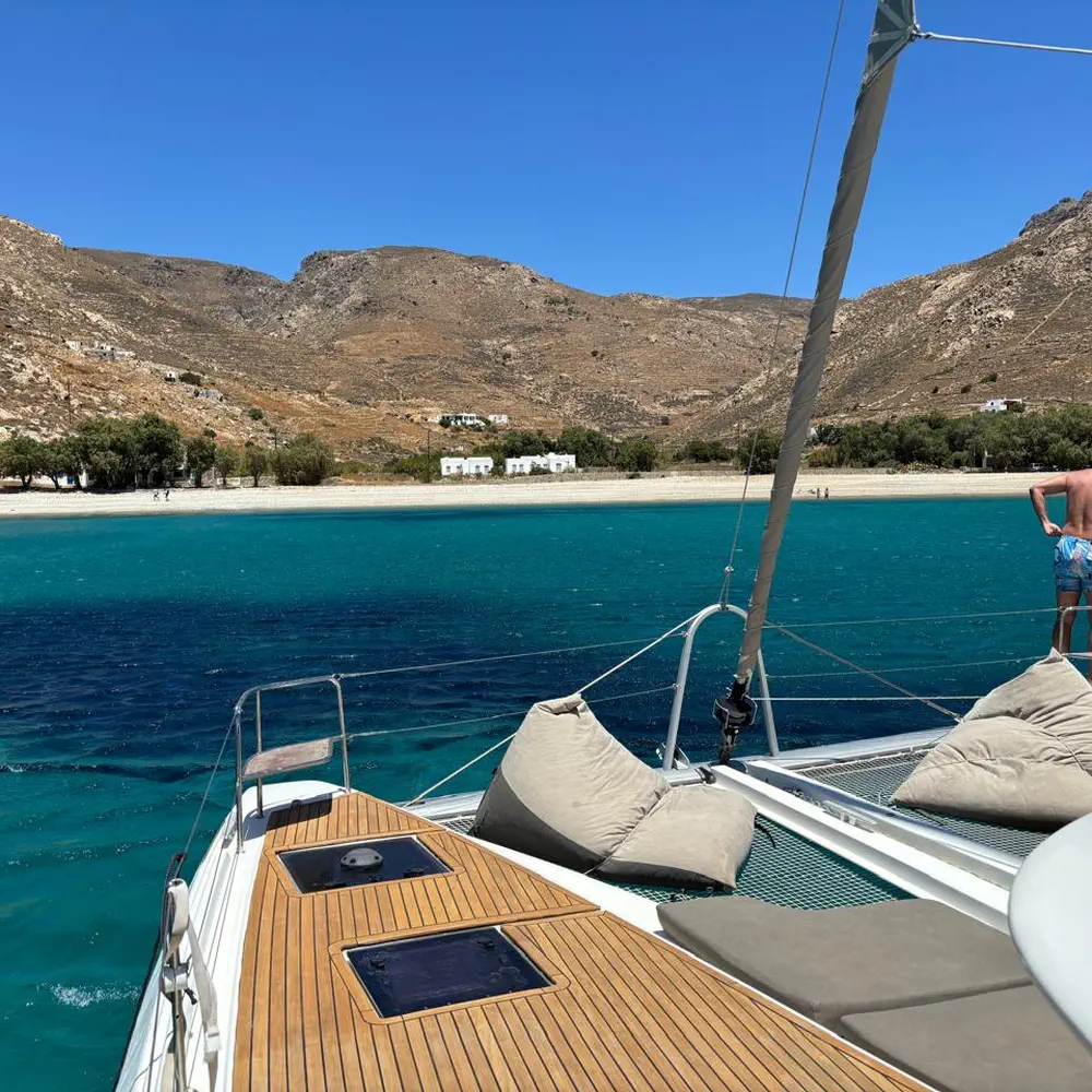 CEL (EXCLUSIVELY VIP EQUIPPED, Generator, Air-condition, Watermaker, Full Teak cockpit, Underwater lights, Icemaker, Dishwasher, Highfield dinghy, 20hp outboard, TV, 2 SUP, Composite bimini, Wifi) *Skippered only* 12