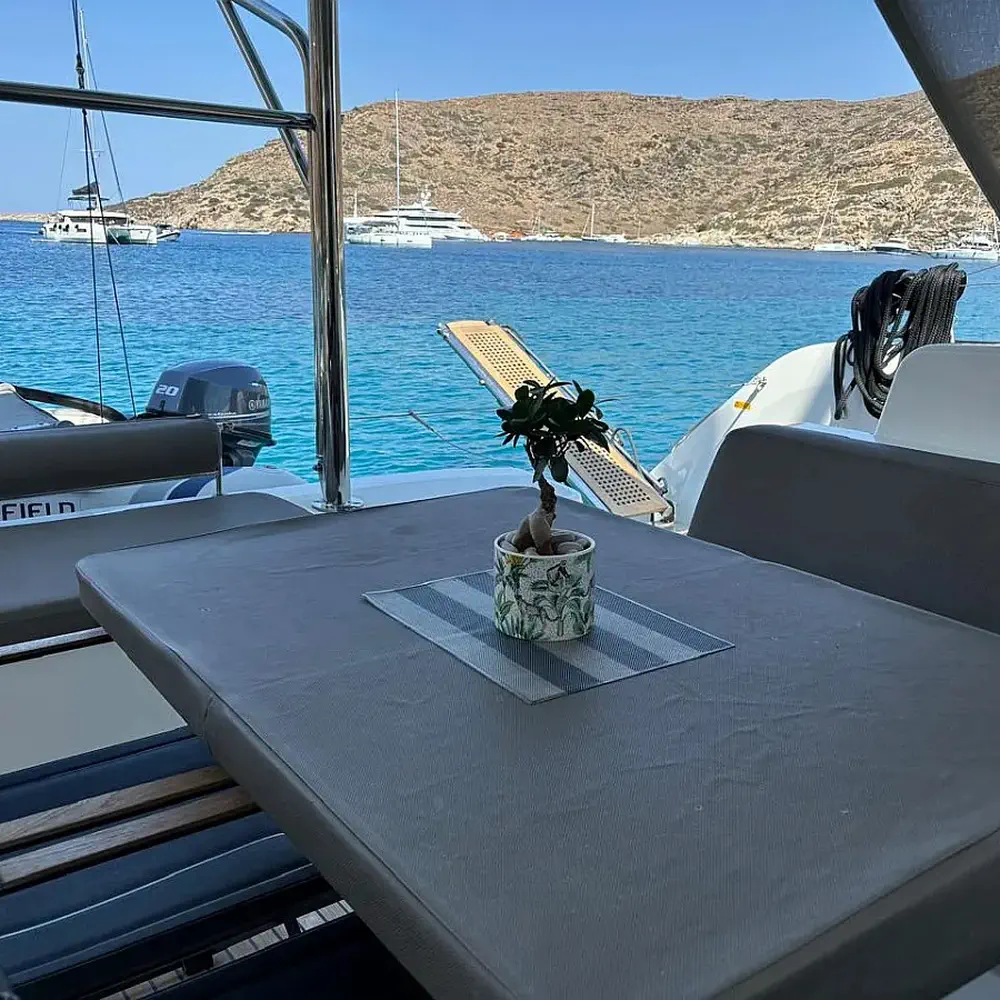CEL (EXCLUSIVELY VIP EQUIPPED, Generator, Air-condition, Watermaker, Full Teak cockpit, Underwater lights, Icemaker, Dishwasher, Highfield dinghy, 20hp outboard, TV, 2 SUP, Composite bimini, Wifi) *Skippered only* 18