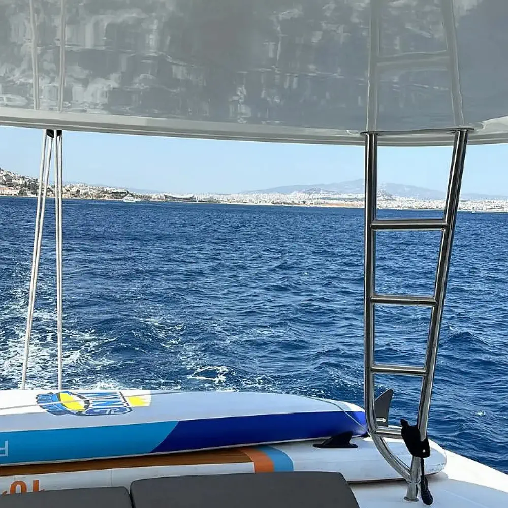 CEL (EXCLUSIVELY VIP EQUIPPED, Generator, Air-condition, Watermaker, Full Teak cockpit, Underwater lights, Icemaker, Dishwasher, Highfield dinghy, 20hp outboard, TV, 2 SUP, Composite bimini, Wifi) *Skippered only* 21