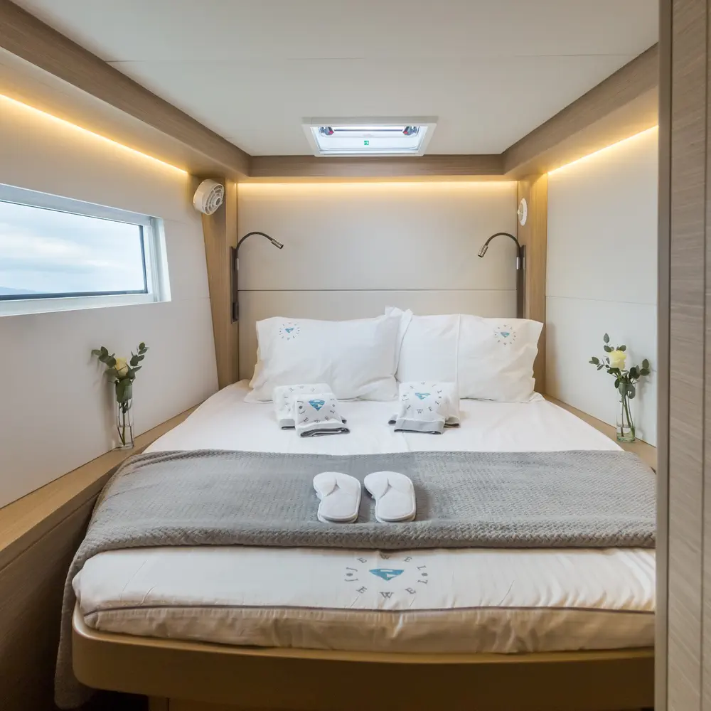 JEWEL (Charter rate includes VAT, Skipper Fee, Generator, Air-condition, Watermaker, Icemaker, Dishwasher, 2 SUP, Tubes, Kids Water-ski, Sea scooter, Electric BBQ) *Skippered only* 31