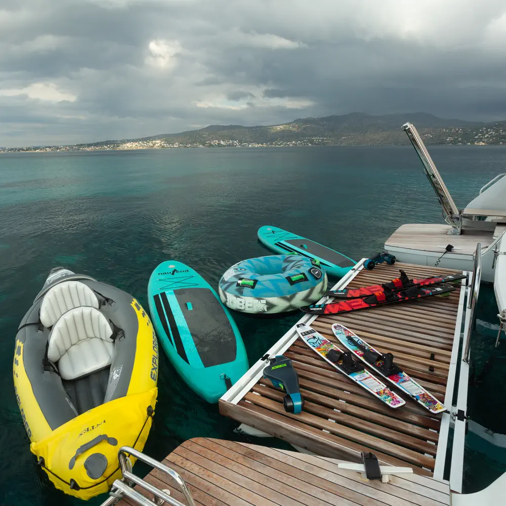 JEWEL (Charter rate includes VAT, Skipper Fee, Generator, Air-condition, Watermaker, Icemaker, Dishwasher, 2 SUP, Tubes, Kids Water-ski, Sea scooter, Electric BBQ) *Skippered only* 36