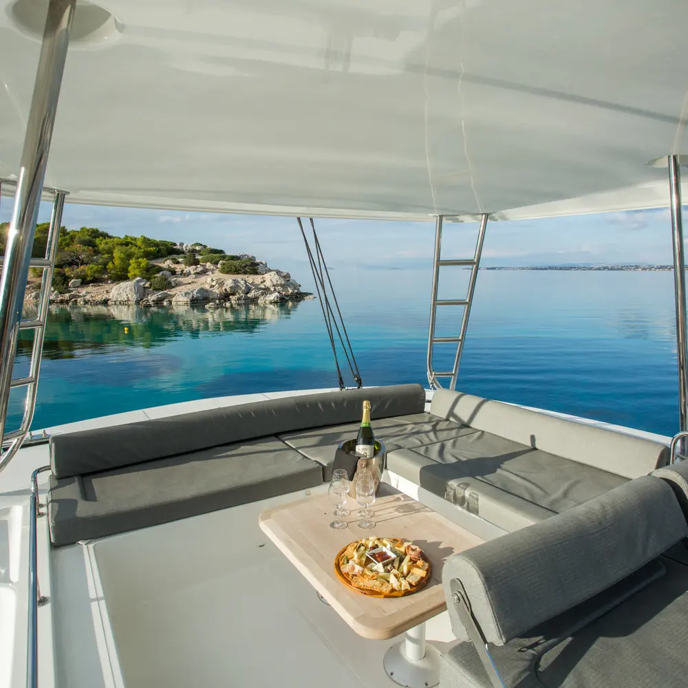 JEWEL (Charter rate includes VAT, Skipper Fee, Generator, Air-condition, Watermaker, Icemaker, Dishwasher, 2 SUP, Tubes, Kids Water-ski, Sea scooter, Electric BBQ) *Skippered only* 34