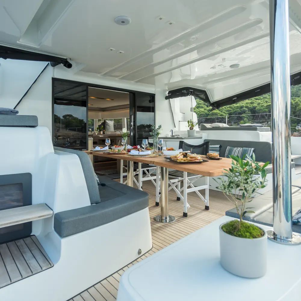 JEWEL (Charter rate includes VAT, Skipper Fee, Generator, Air-condition, Watermaker, Icemaker, Dishwasher, 2 SUP, Tubes, Kids Water-ski, Sea scooter, Electric BBQ) *Skippered only* 51