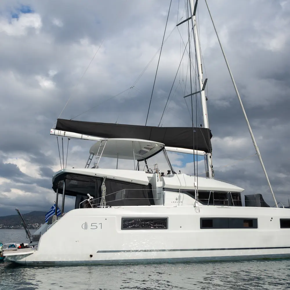 JEWEL (Charter rate includes VAT, Skipper Fee, Generator, Air-condition, Watermaker, Icemaker, Dishwasher, 2 SUP, Tubes, Kids Water-ski, Sea scooter, Electric BBQ) *Skippered only* 48