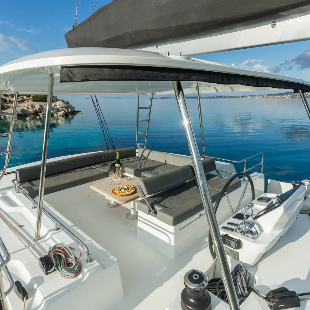 JEWEL (Charter rate includes VAT, Skipper Fee, Generator, Air-condition, Watermaker, Icemaker, Dishwasher, 2 SUP, Tubes, Kids Water-ski, Sea scooter, Electric BBQ) *Skippered only* 54