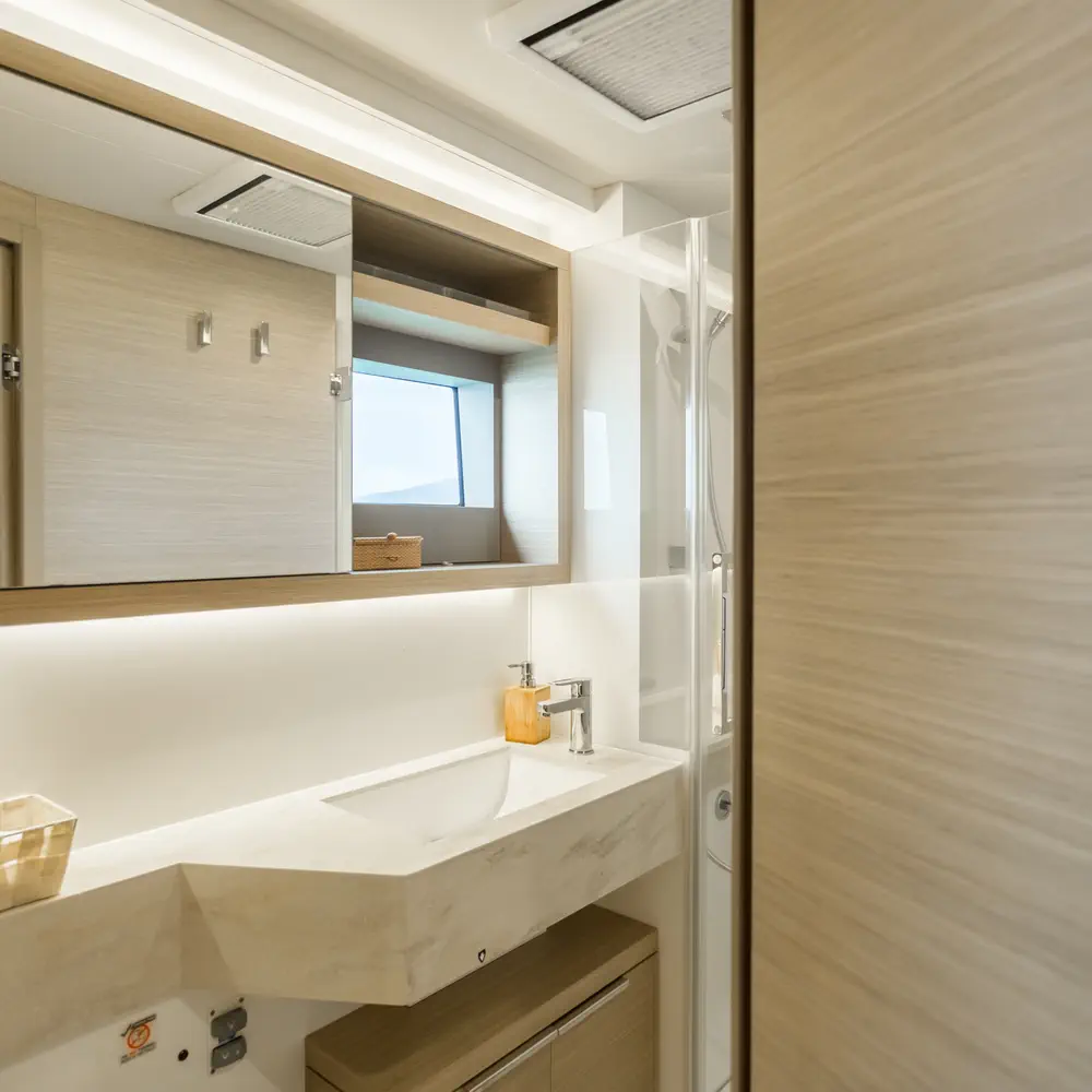 JEWEL (Charter rate includes VAT, Skipper Fee, Generator, Air-condition, Watermaker, Icemaker, Dishwasher, 2 SUP, Tubes, Kids Water-ski, Sea scooter, Electric BBQ) *Skippered only* 60