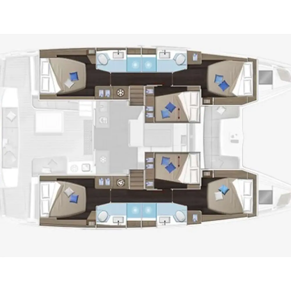 ARANEL (VIP EQUIPPED, Generator, Air-condition, Watermaker, tenderlift / bating platform, 2 SUP) 14