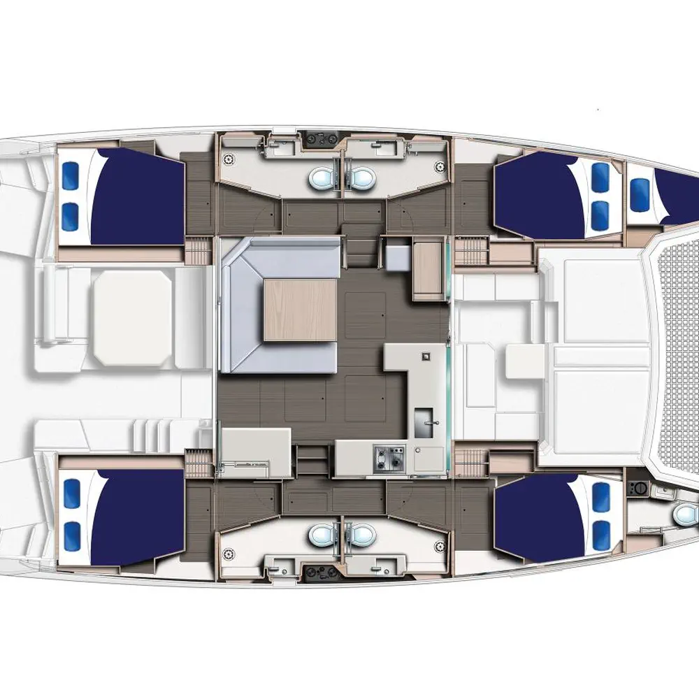 Moorings 4500L Crewed 6