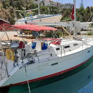 sail boat, Oceanis 393 FIJI