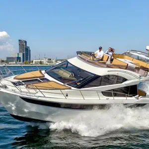 motor boat, Galeon 420 Fly Amber Blue